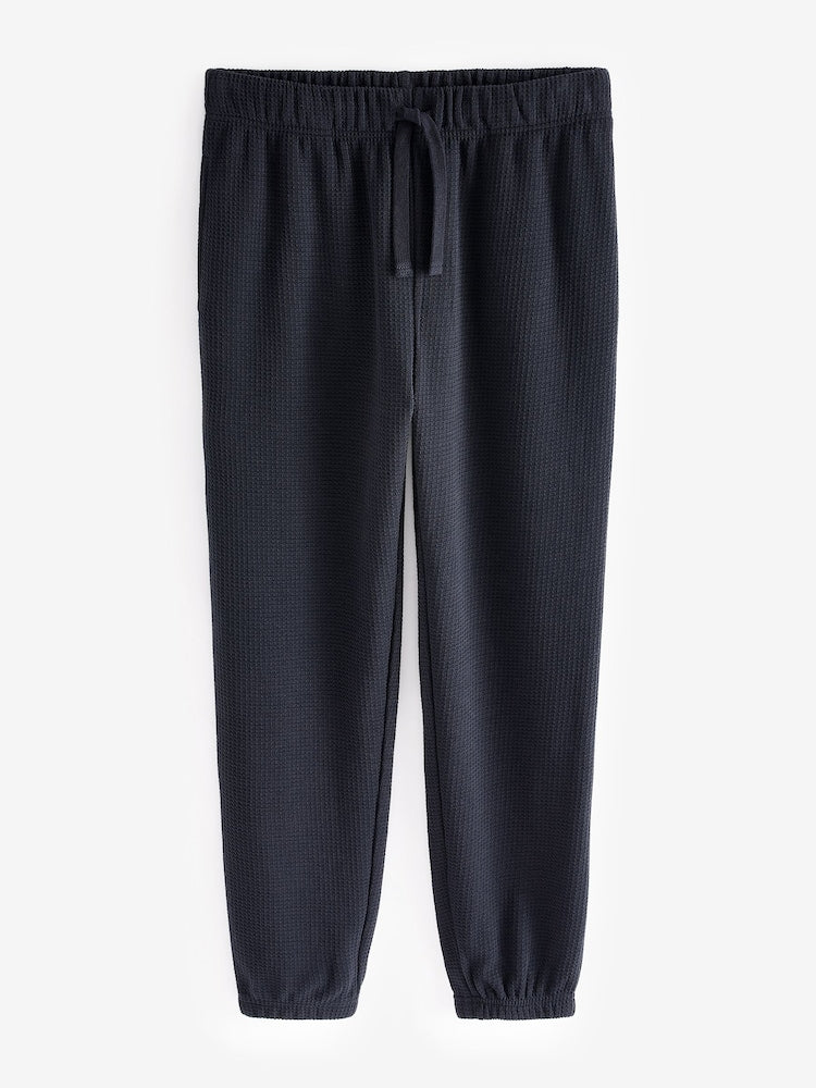 Unisex Gray Loose-fit Pyjama Pants